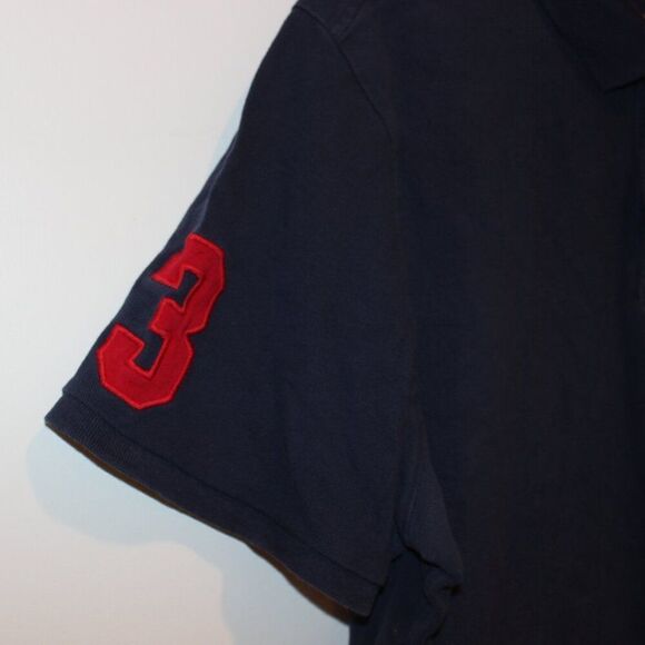 U.S. Polo Assn. Navy Blue 100% Cotton Button Details Polo Shirt Men's Size XXL - Picture 5 of 9